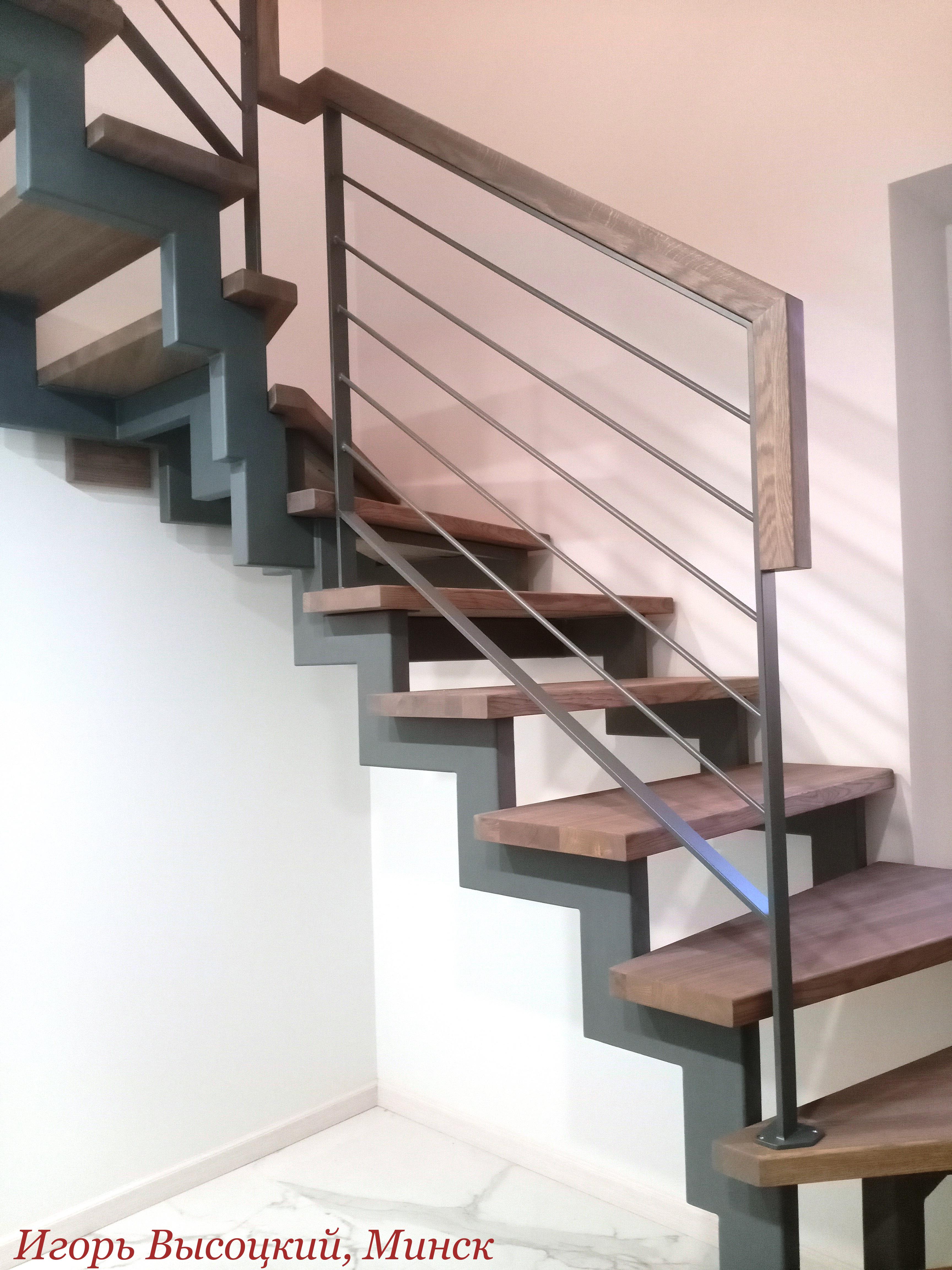 Межэтажные Лестницы Игоря Высоцкого, Минск - Классное решение по лестнице для современного дома